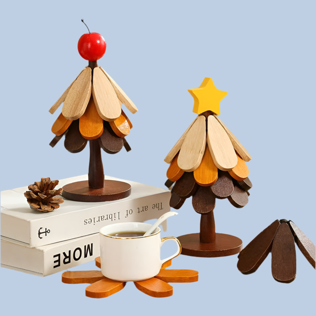 Christmas Tree Cup Coasters