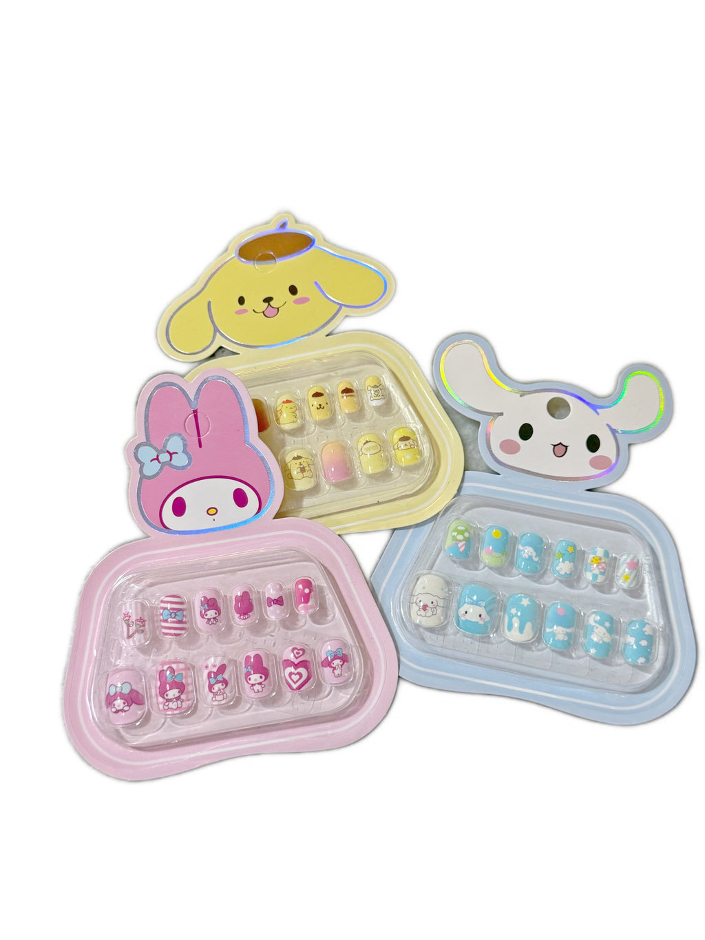 Press-On Nails Cute Characters (3 Sets)